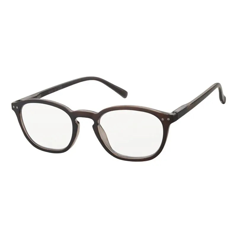 Surgicalmed Euro Optics Halo Presbyopia Reading Glasses (Brown with Silver Decoration) (+3.00) Brown with Silver Decoration, 1 piece