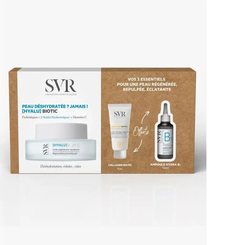 Svr Box [Hyalu] Biotic 50 Ml + [Collagen] Biotic 15 Ml + Ampoule Hydra[B3] 10 Ml