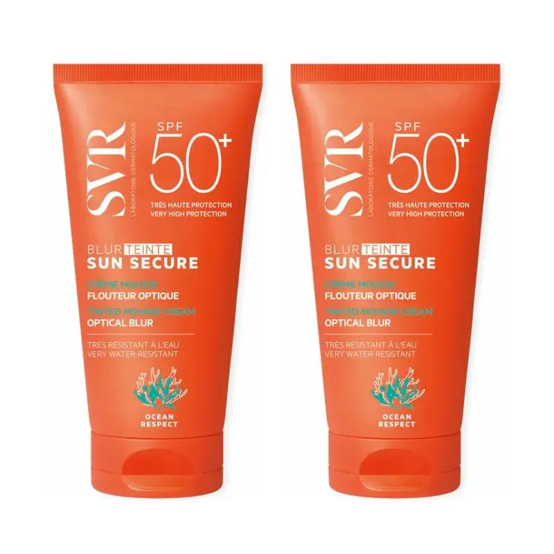 Svr Duplo Sun Secure Blur Colour Tint Spf50+ , 2 X 50 Ml