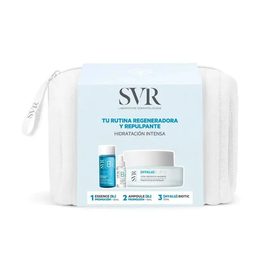 Svr Toilet Bag Essence Hydra (B3) 30 Ml + Ampoule (B3) 10 Ml + Hyalu Biotic 50 Ml, 90 ml