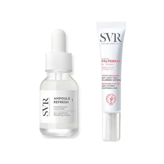 Svr Pack Refresh Ampoule Eye Contour 15 Ml + Topialyse Eyelid Cream 15 Ml