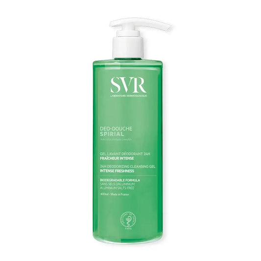 SVR Spirial Déo-Douche Gel Desodorante Antitranspirante, 400 ml