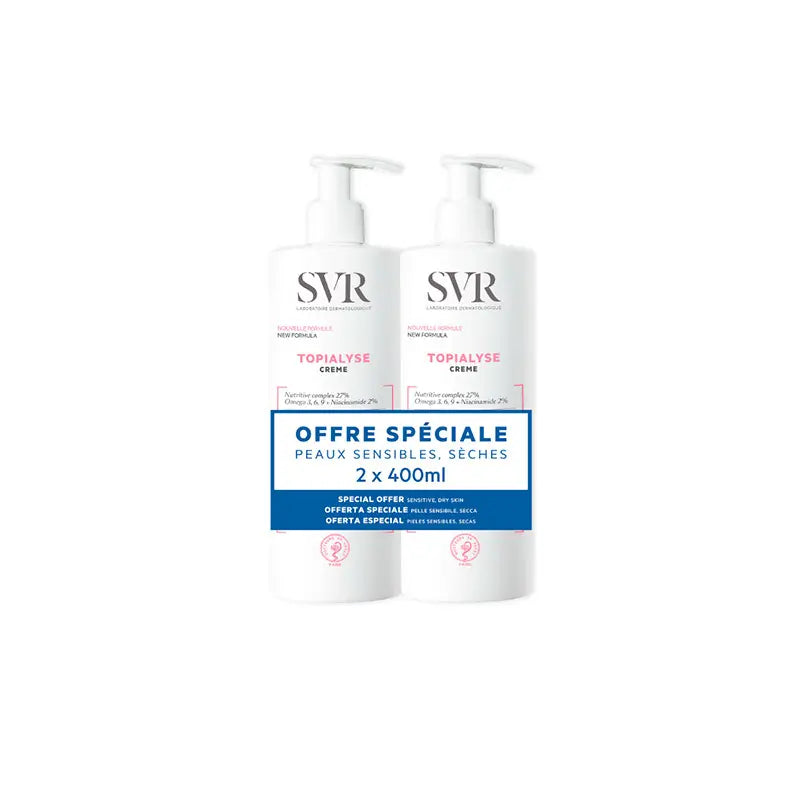 SVR Topialyse Duo Creme, 2 x 400 ml