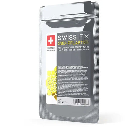 Swiss Fx 30 Patches With 20 Mg Cbd Swiss Fx, 20mg/ 30 units