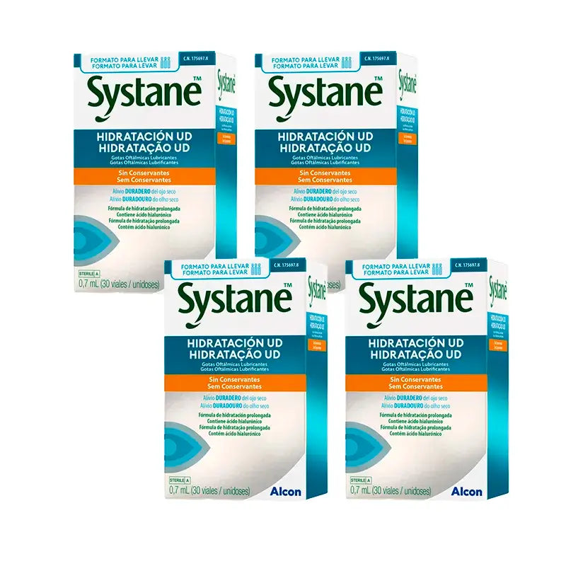 Systane 4 X Systane Moisturising Ud, 30 Units