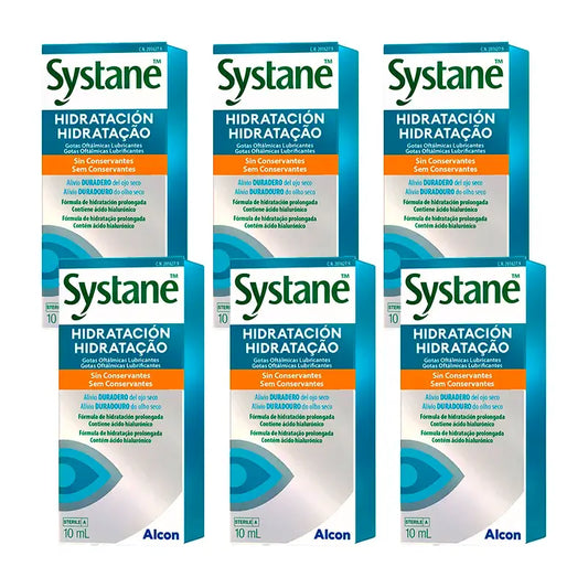 Systane 6 X Systane Daily Moisturising Eye Drops 10 Ml