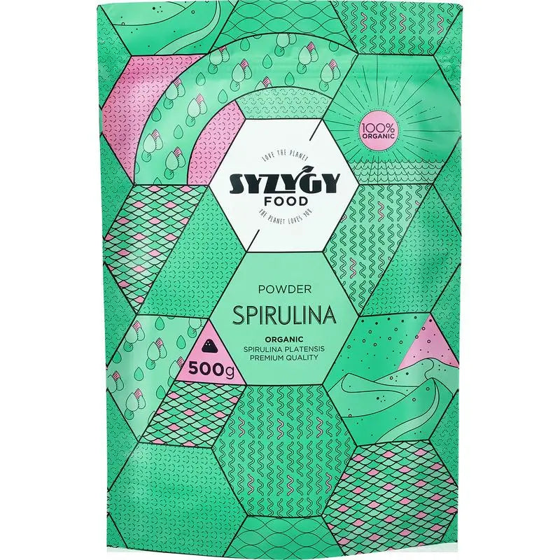 Syzygy Complemento Alimenticio Espirulina En Polvo EcológicaCertificada  , 500 gr