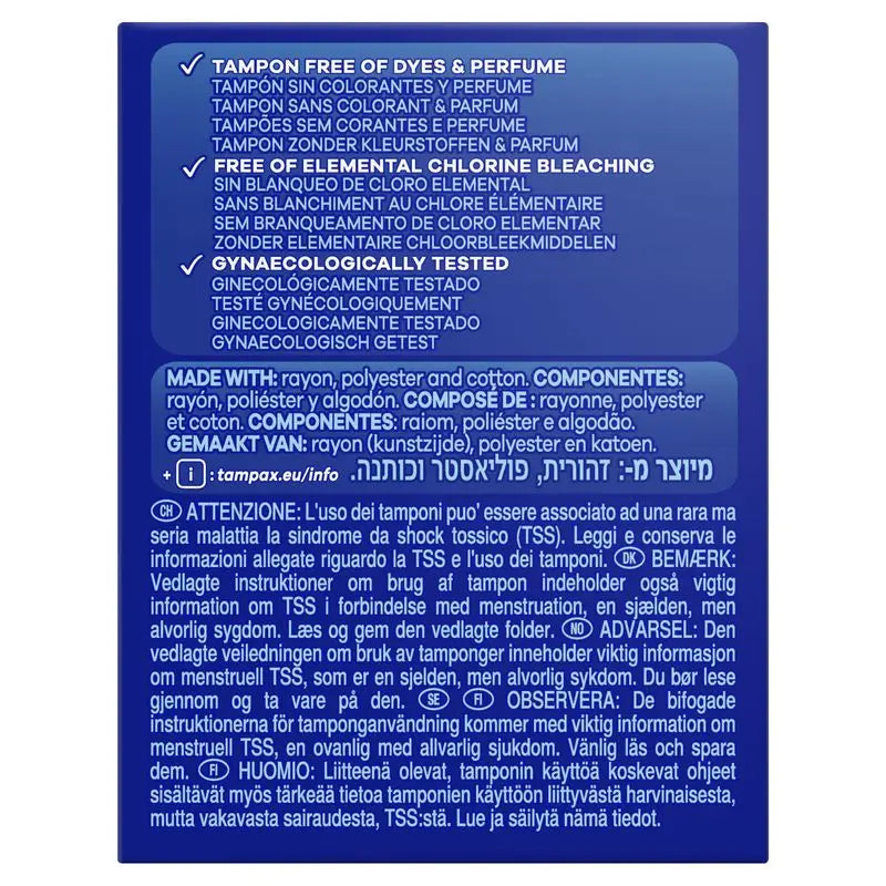 Tampax Compak Lites Tampons With Applicator , 24 units