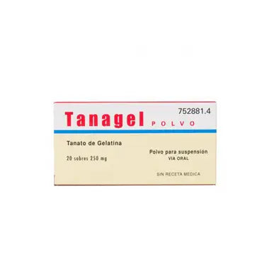 Tanagel Polvo 250 mg 20 Sobres