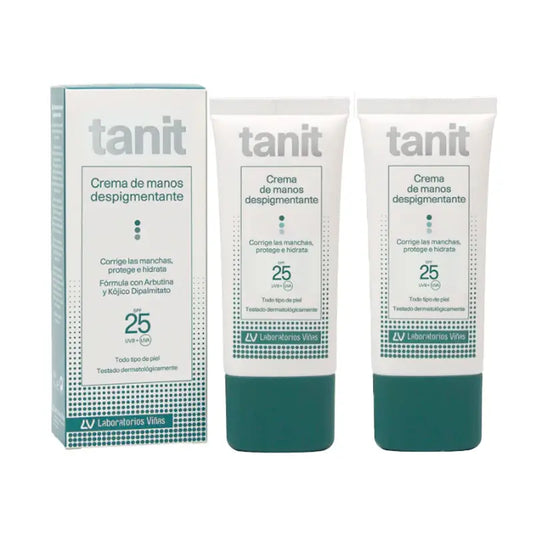 Tanit Duplo Depigmenting Hand Cream Spf 25