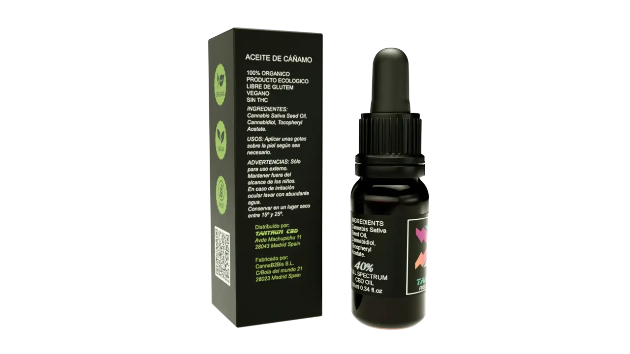 Tantrum Full Spectrum CBD Oil 40% Mct , 10 ml