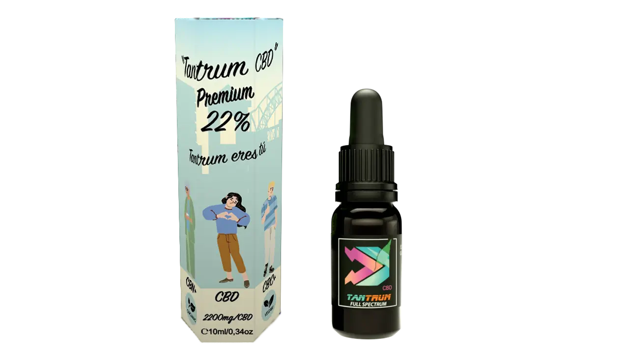 Tantrum CBD Oil Premium 22%, 10 ml