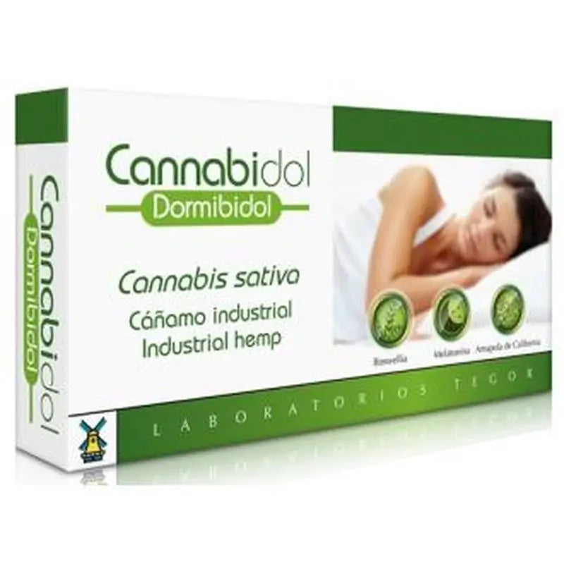 Tegor Cannabidol Dormibidol (Sin Cbd) 14 Cápsulas 