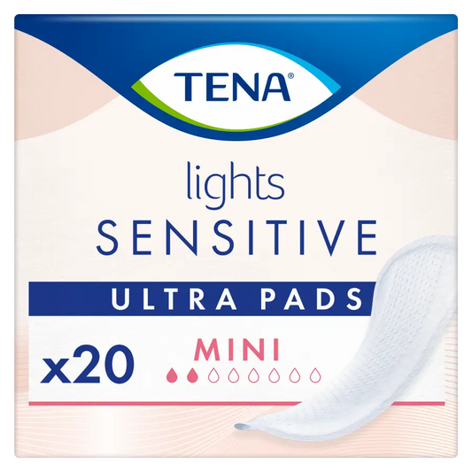 Tena Lights Sensitive Mini Ultra, 20 Units