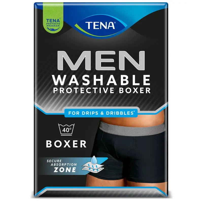 Tena Men Wau Boxer Black M , 45 pcs.