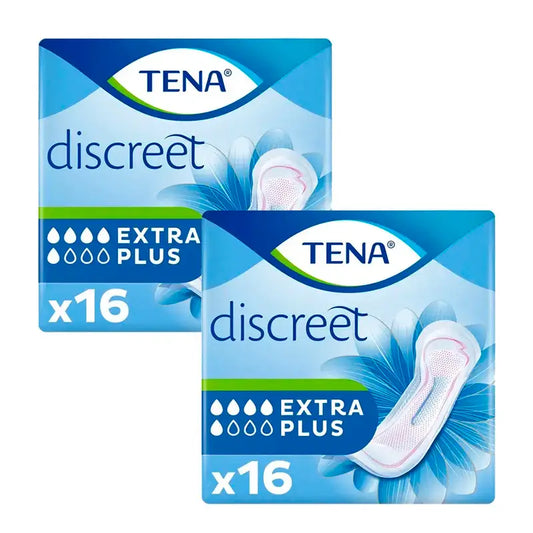 Tena Pack Discreet Extra Plus, 2 X 16 Units