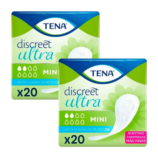 Tena Pack Lady Mini, 2 X 20 Units