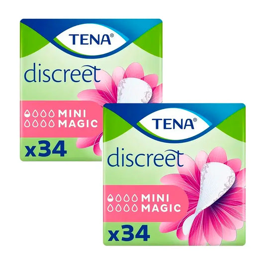 Tena Pack Lady Mini Magic, 2 X 34 Units