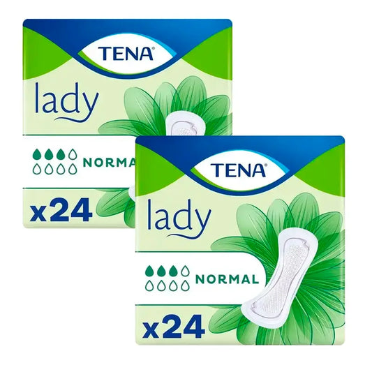 Tena Pack Lady Normal, 2 X 24 Units