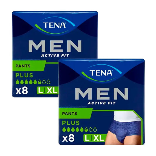 Tena Pack Men Pants Active Large, 2 X 8 Pcs.