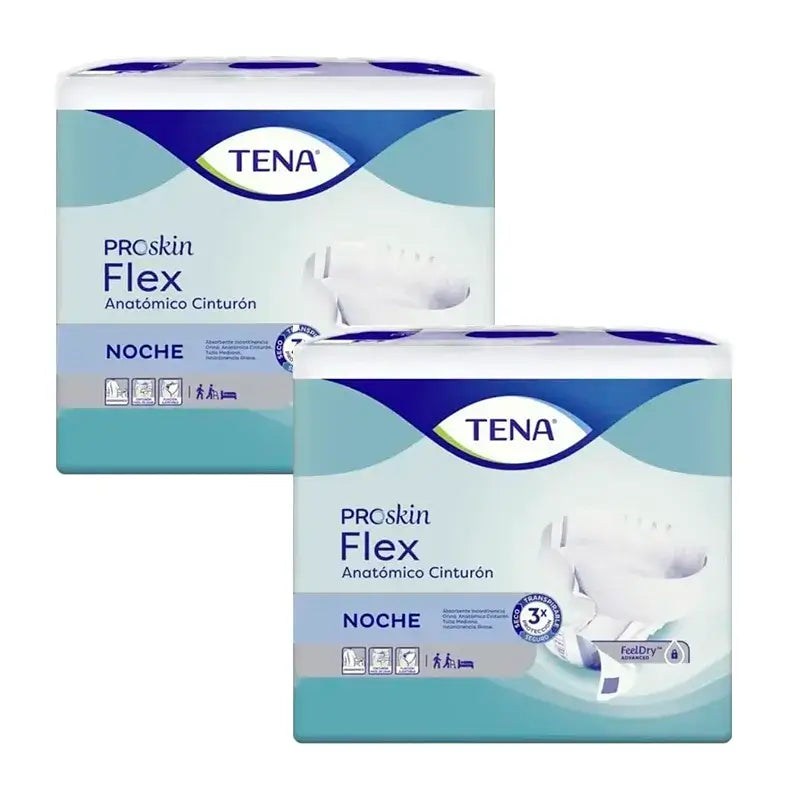 Tena Pack Flex Anat Diaper Belt T.G Supernight, 2 X 1 Unit