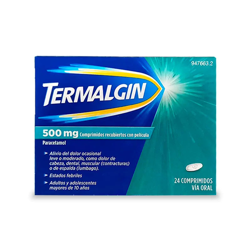 Termalgin , 500 mg 24 film-coated tablets