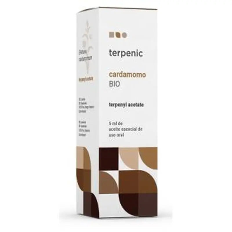 Terpenic Cardamomo Aceite Esencial Alimentario Bio 5Ml.