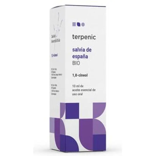 Terpenic Salvia España Aceite Esencial Alimentario Bio 10Ml