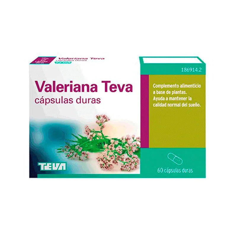 Teva Valeriana 200 mg - 60 cápsulas Duras