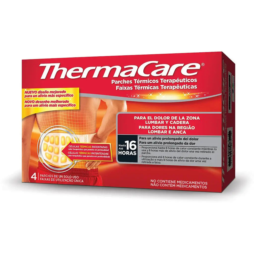 Thermacare Lumbar Cadera 4 unidades