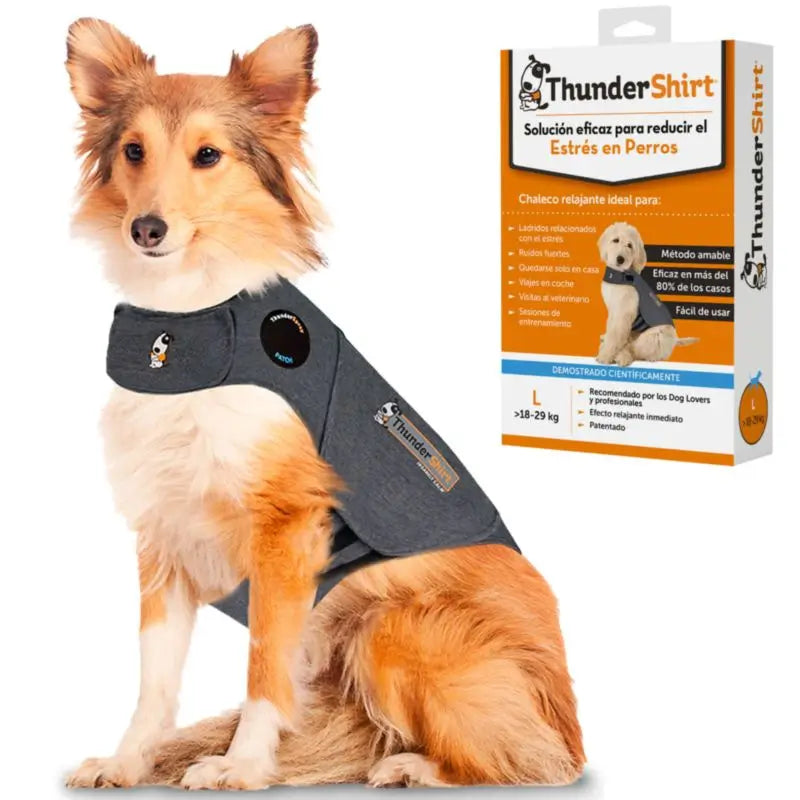 Thundershirt, Chaleco Relajante Para Ansiedad Perros. Talla L 18- 29Kg