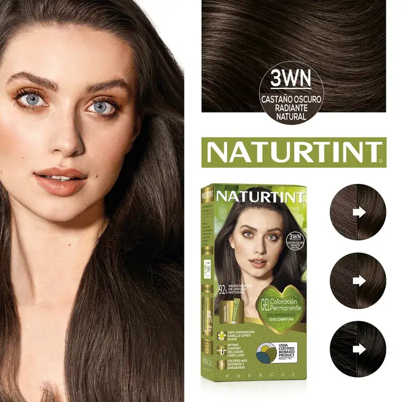 Naturtint Permanent Colouring 3Wn Ammonia Free Permanent Colouring - Natural Radiant Dark Brown