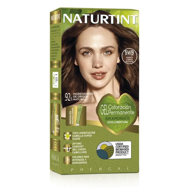 Naturtint Permanent Colouring Ammonia Free Hair Color 5Wb - Radiant Copper Brown