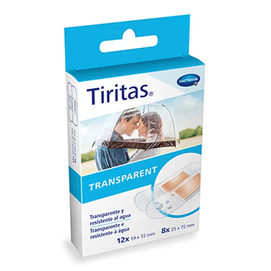 Tiritas Transparent Surtido 2 Tamaños 20 unidades