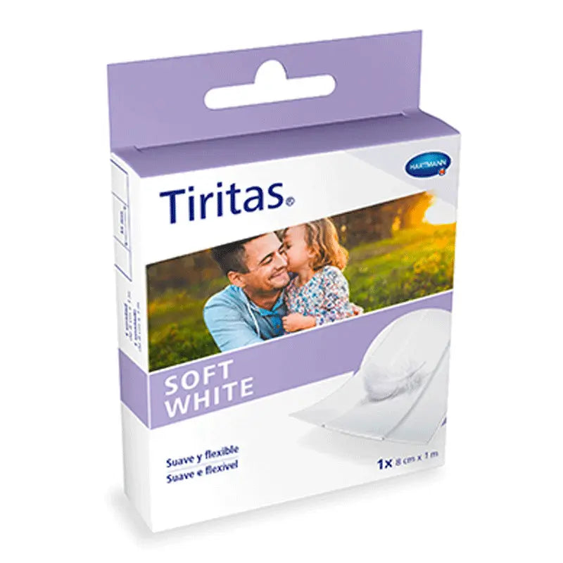 Tiritas Soft White 8Cmx1M 1 Ud