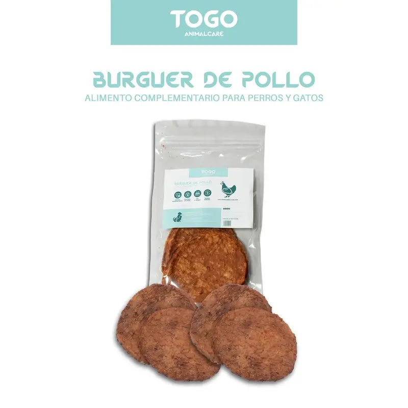 Togo Snack Natural Burger Chicken, 1 pc.