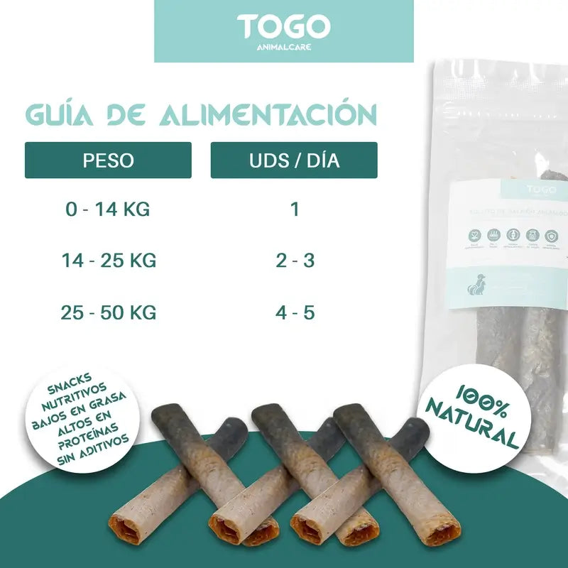 Togo Snack Natural Salmon Rolls, 1 pc.