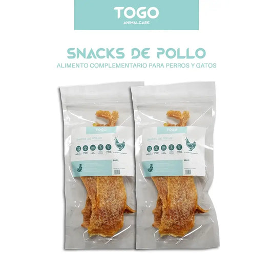 Togo Snack Natural Chicken Strips, pack 2 units