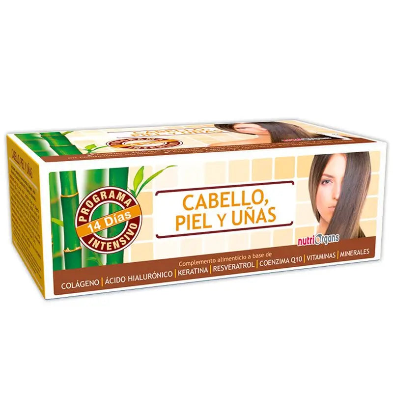 Tongil Nutriorgans Cabello Piel Y Uñas 10 Ml , 14 viales