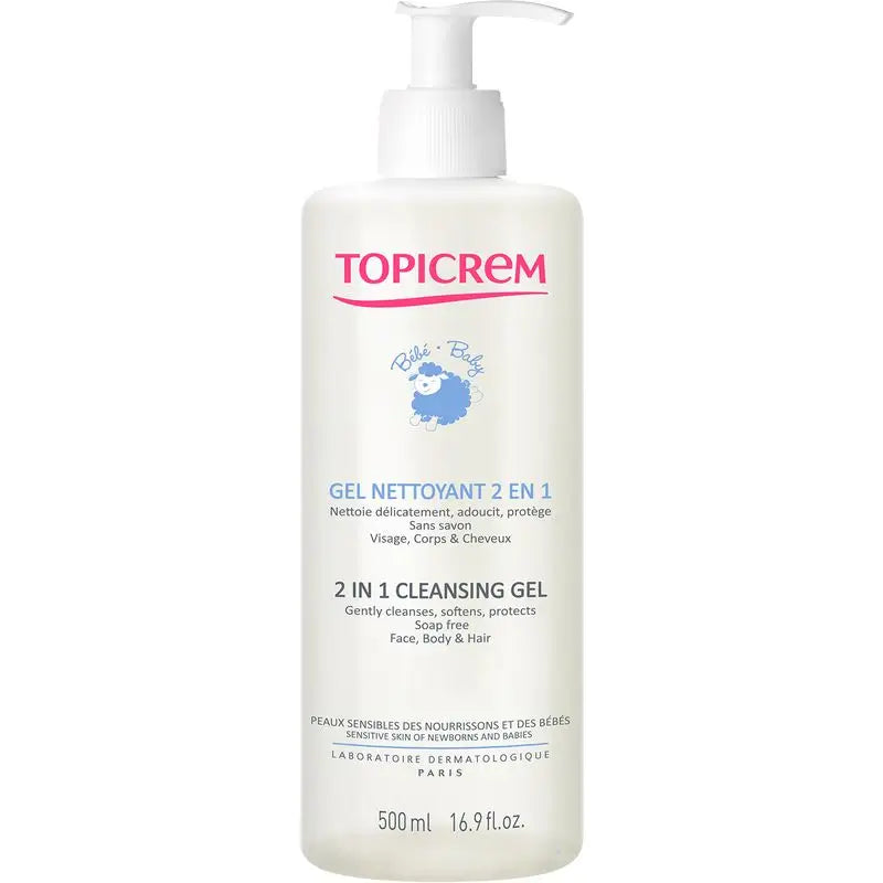 Topicrem Baby Gel Limpiador 2 En 1 , 500 ml