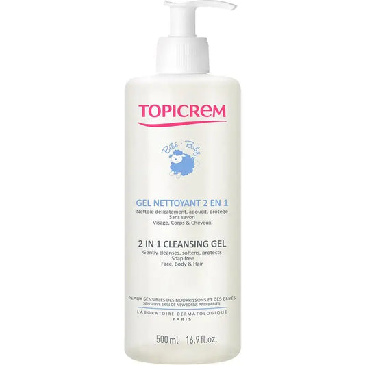 Topicrem Baby Gel Limpiador 2 En 1 , 500 ml