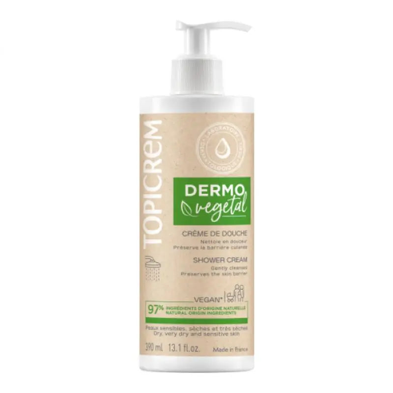 Topicrem Dermovegetal Shower Cream , 390 ml