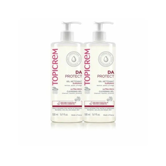 Topicrem Duplo Da Protect Super-Oily Cleansing Gel, 2x500 ml