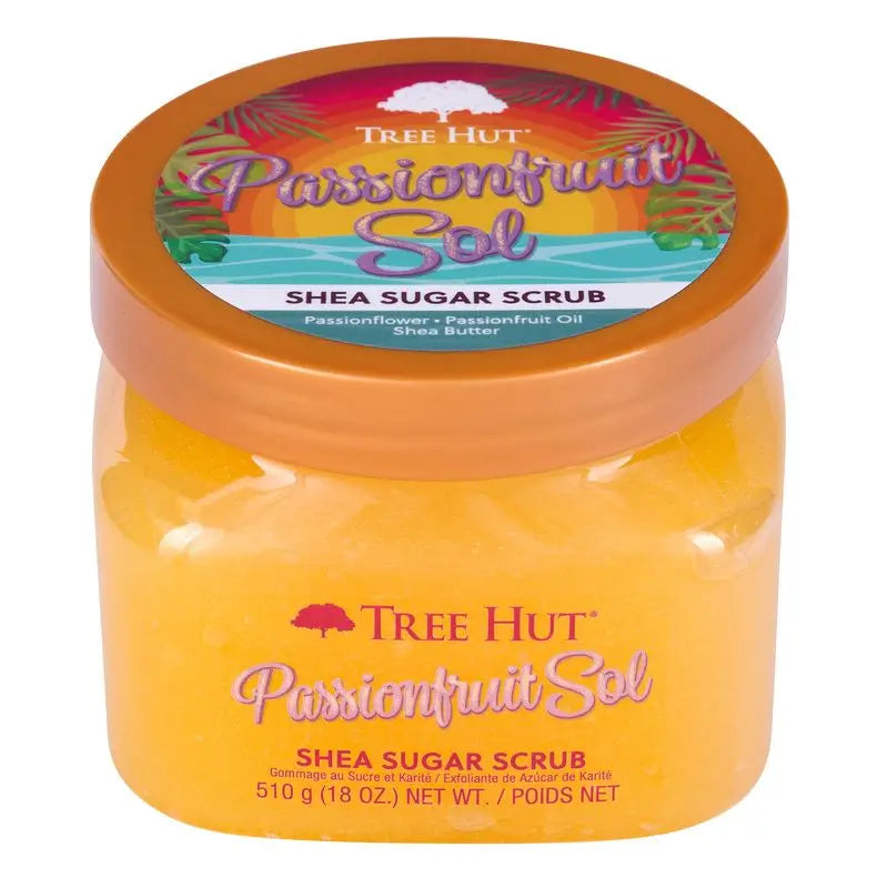 Tree Hut Sugar Scrub, Passionfruit Sol, 510 g