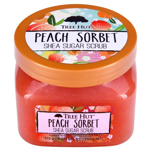 Tree Hut Sugar Scrub, Peach Sorbet, 510 g