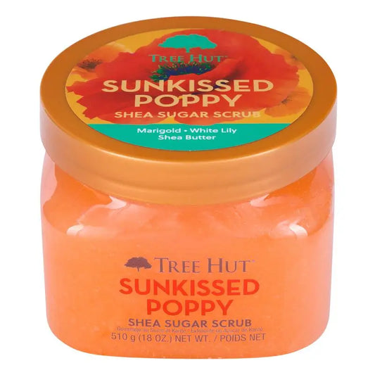 Tree Hut Sugar Scrub, Sunkissed Poppy, 510 g