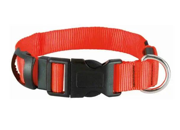 Trixie Collar Con Luz Naranja M-L 40-55Cmx25Mm