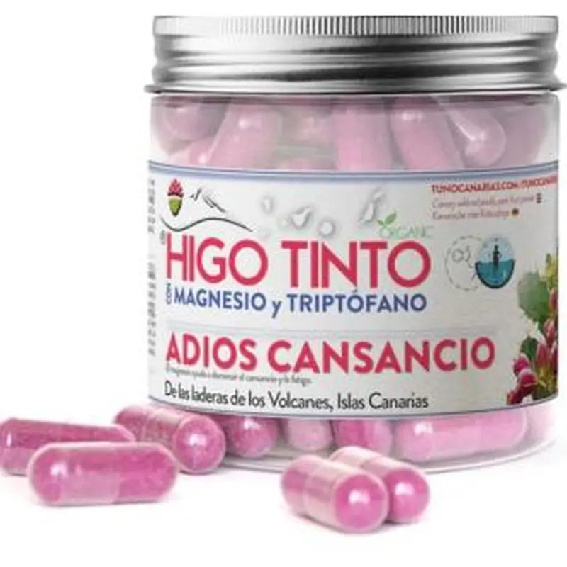 Tuno Canarias Higo Tinto Con Magnesio Y Triptofano 90 Cápsulas 