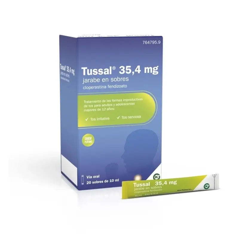 Tussal 35,4Mg Syrup In Sachets, 20 sachets