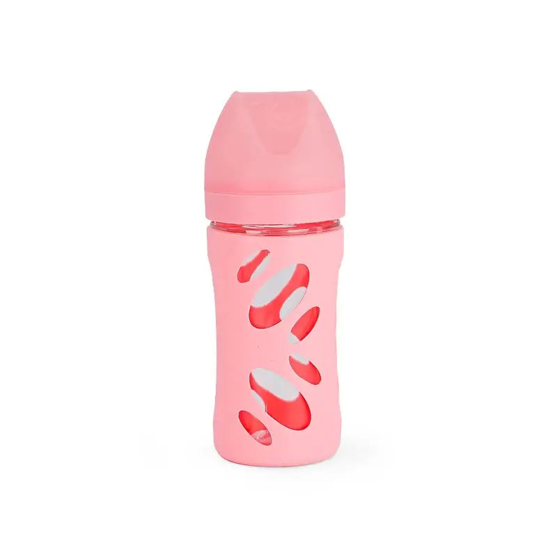 Twistshake Anti-colic Glass Pink , 260 ml